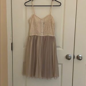 Lace and tulle dress